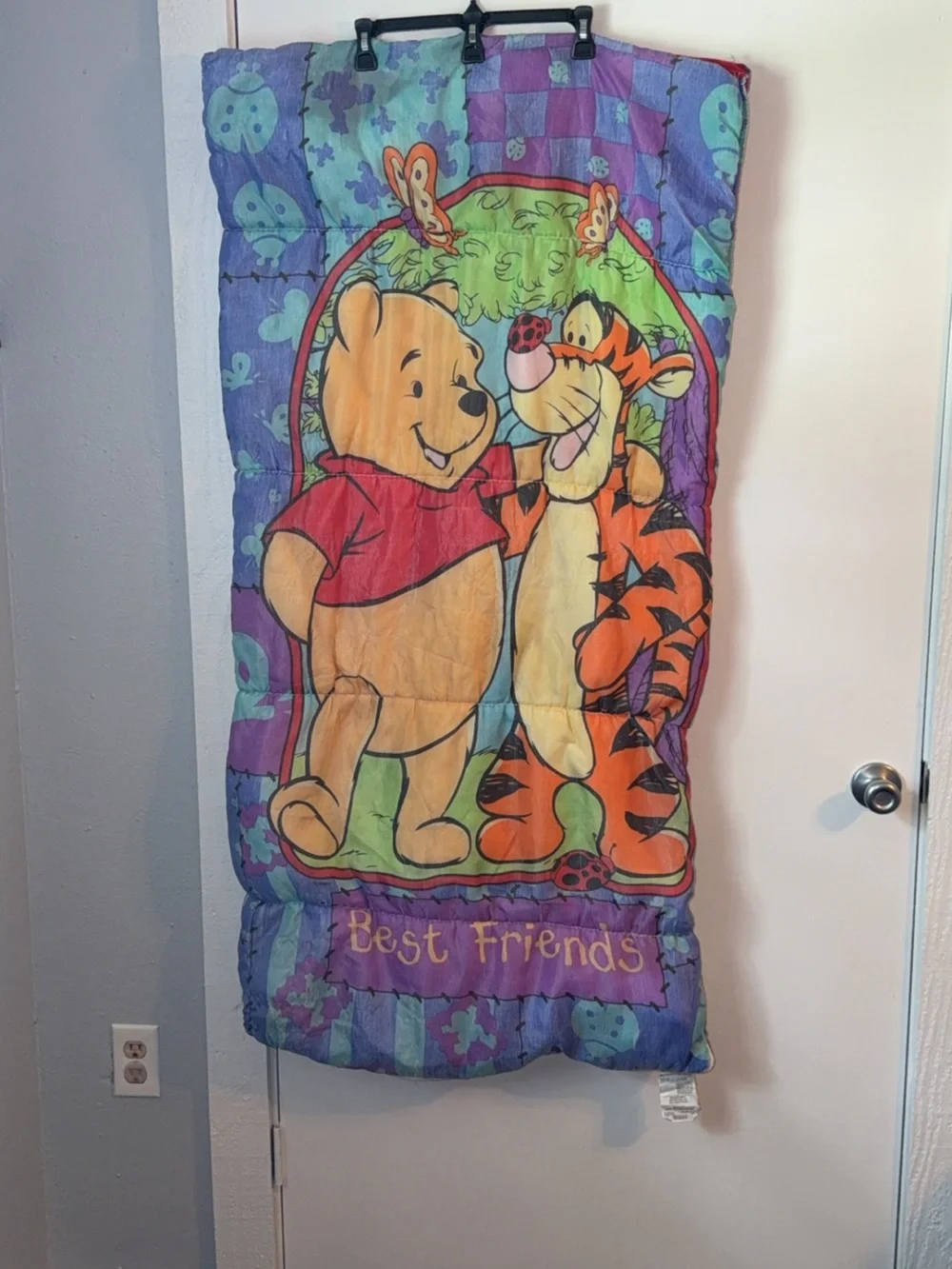 Vintage Winnie the Pooh kids sleeping bag
